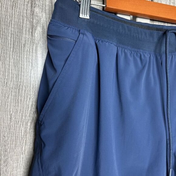 Ten Thousand Athletic Shorts Lined Navy Color Pockets 6 in inseam Sz Large - Picture 3 of 8